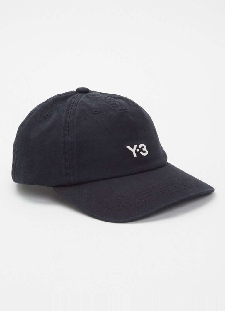 Y-3 Heren Dad pet met logoborduring in de kleur Zwart, maat: OS