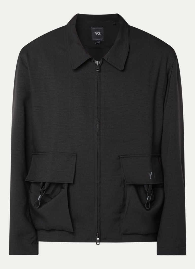 Y-3 Heren Jack met klepzakken in de kleur Zwart, maat: L