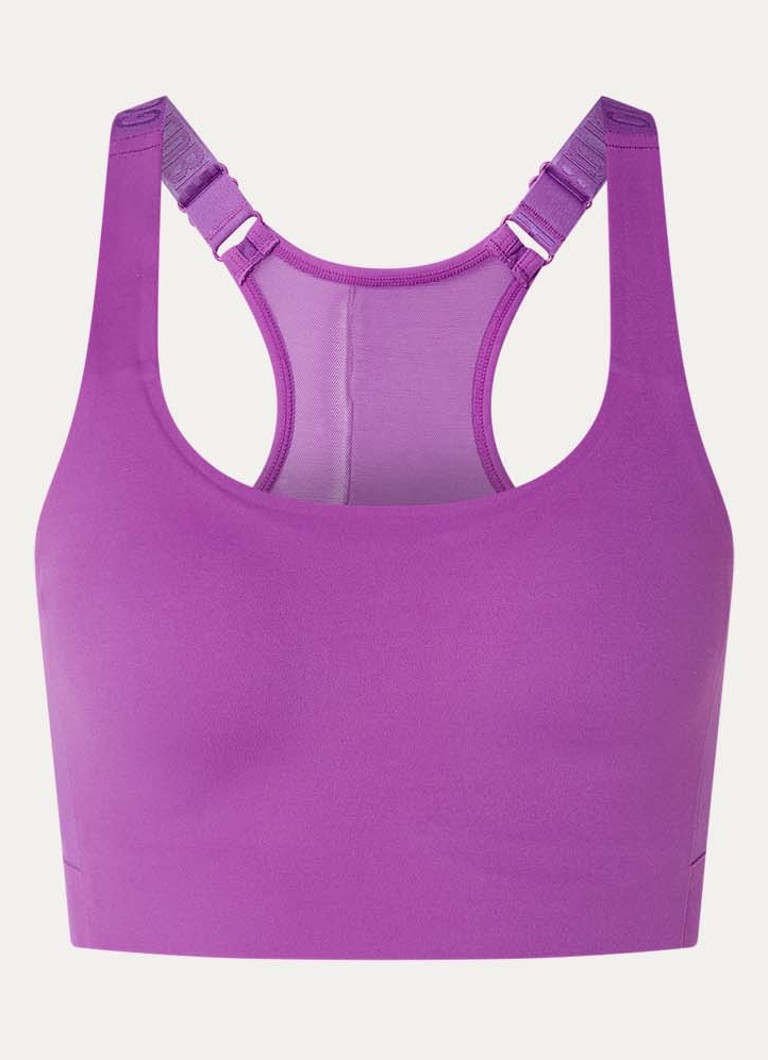 Goldbergh Dames Caprisa sport bh met medium support in de kleur Violet, maat: S