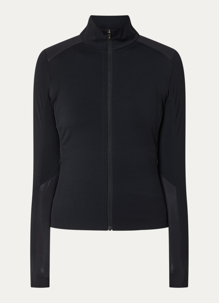 Goldbergh Dames Noella jack met ritszakken in de kleur Zwart, maat: XS
