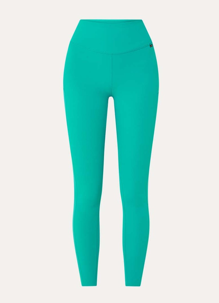 Goldbergh Dames Serenza high waist slim fit legging in de kleur Turquoise, maat: M