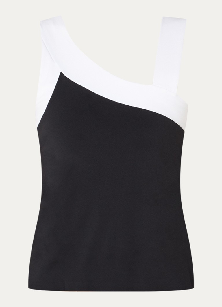 Goldbergh Dames Sierra singlet met medium support in de kleur Zwart, maat: S