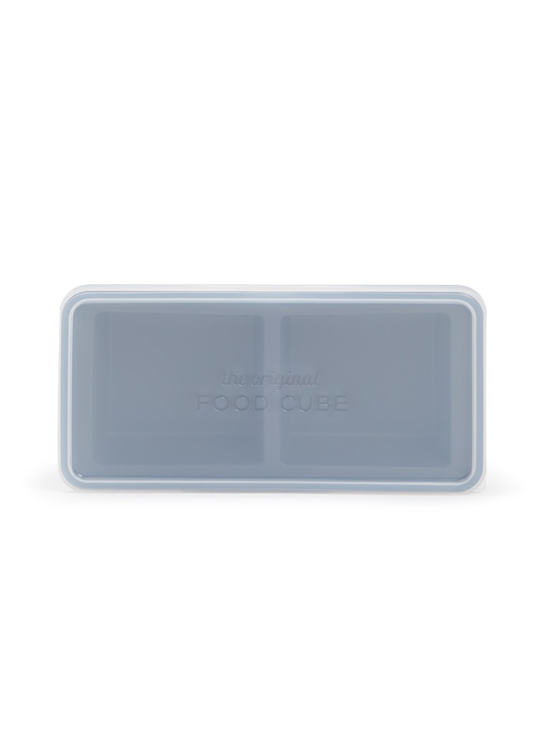 Original Food Cube Mealprep bak 2 x 0,5 l Donkergrijs - Deal