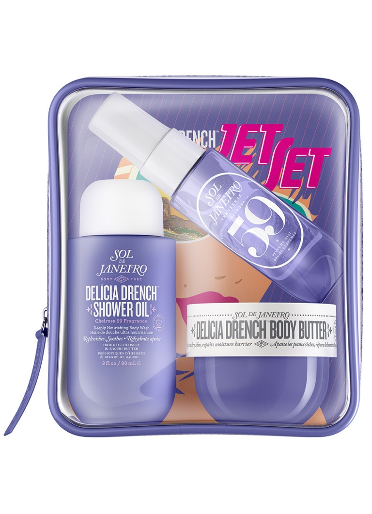 Sol de Janeiro Delicia Drench Jet Set - verzorgingsset 1MAAT Cadeausets - Deal