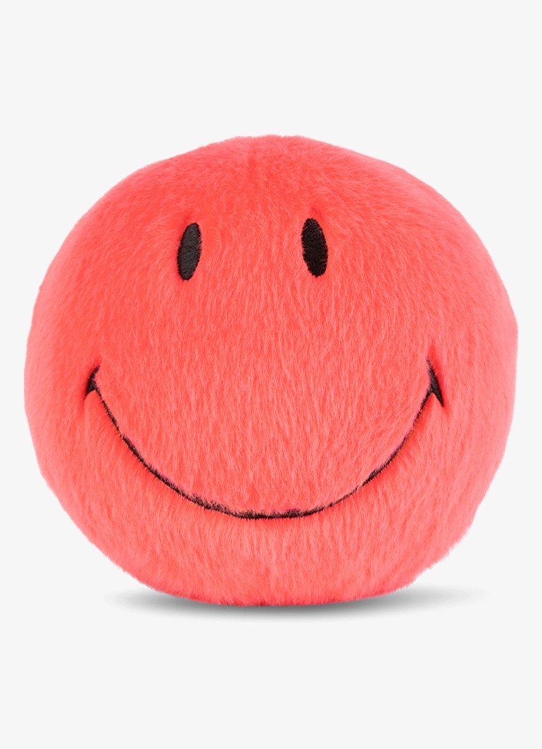 Bon Ton Toys Smiley Fuzzy knuffel 13 cm in de kleur Roze, maat: 13 CM
