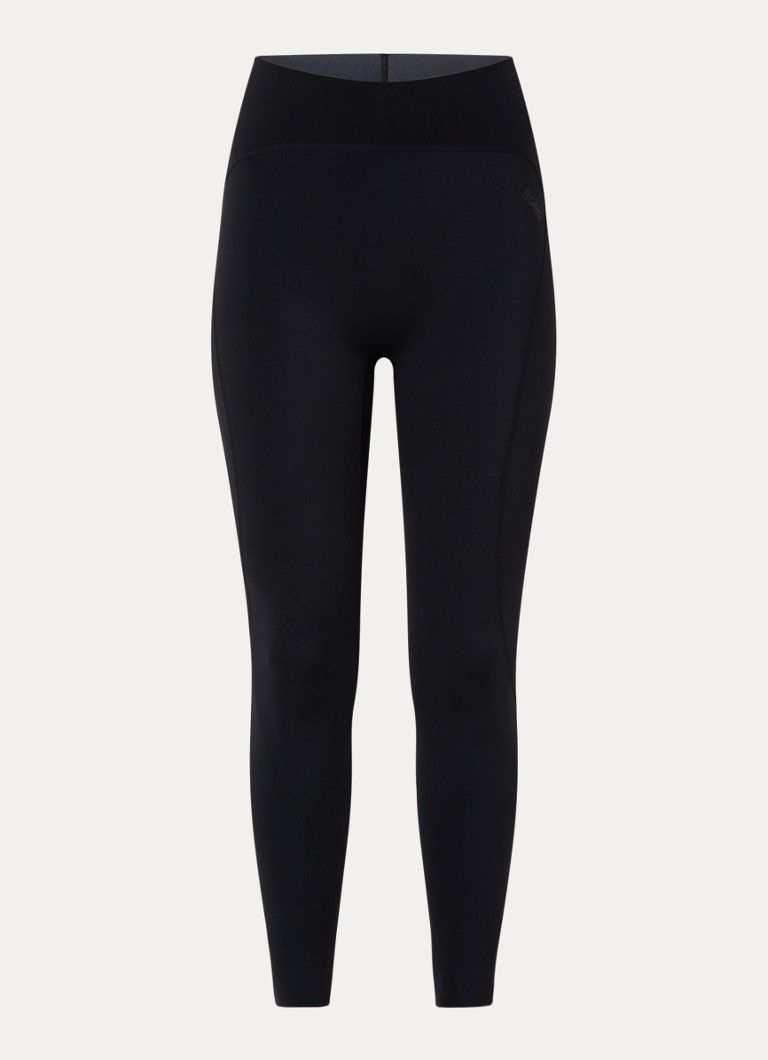 Björn Borg Dames High waist trainingslegging met logo in de kleur Zwart, maat: S