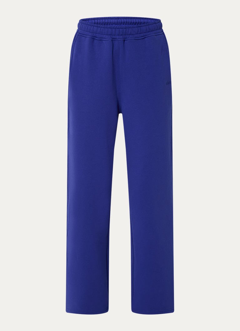 Björn Borg Dames Studio high waist joggingbroek met logo in de kleur Kobaltblauw, maat: XS