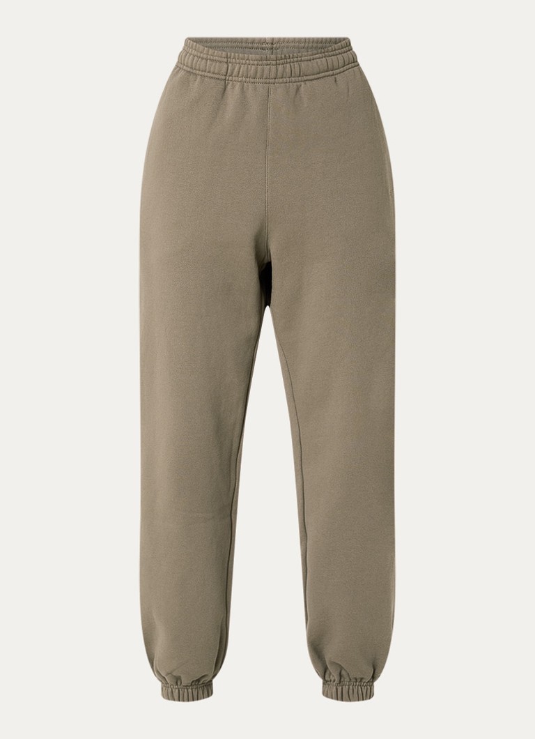 Björn Borg Heren High waist tapered fit joggingbroek met steekzakken in de kleur Lichtbruin, maat: L