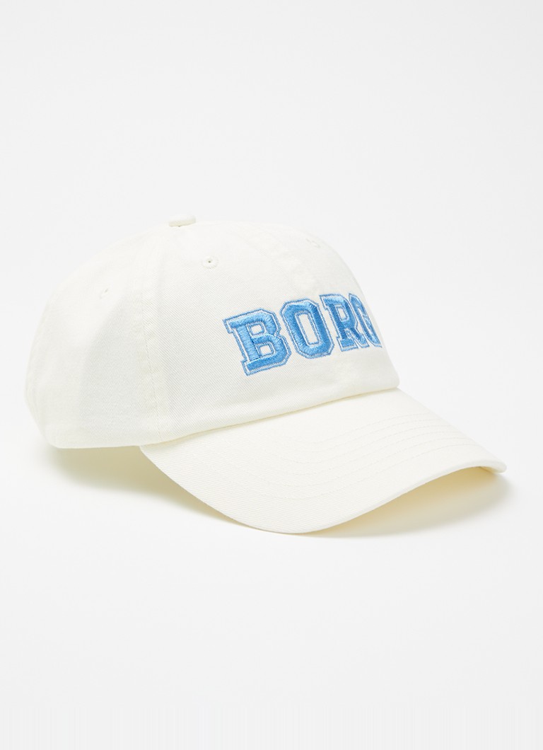 Björn Borg Dames Pet van denim met logoborduring in de kleur Ivoor, maat: 58