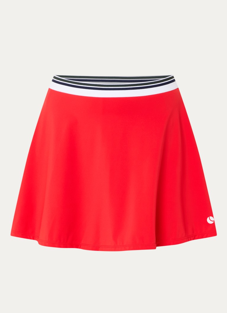 Björn Borg Dames Ace Court broekrok met logo in de kleur Rood, maat: S