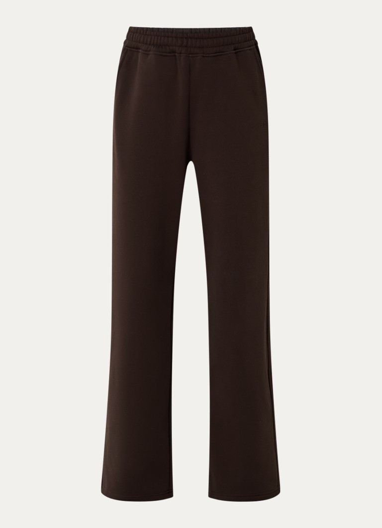 Björn Borg Dames Studio Oversized high waist loose fit joggingsbroek met steekzakken in de kleur Bruin, maat: S