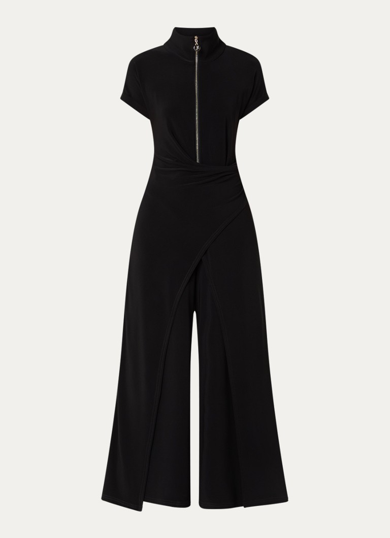 Joseph Ribkoff Dames Wide fit jumpsuit met asymmetrische zoom in de kleur Zwart