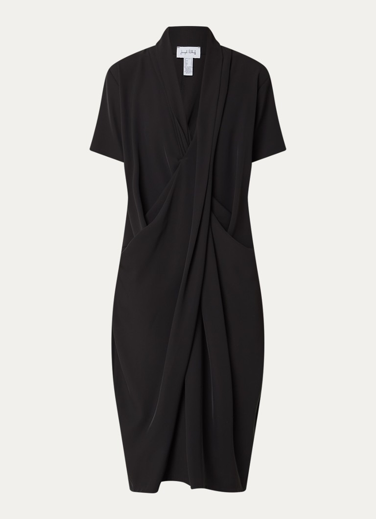 Joseph Ribkoff Dames Midi tuniekjurk met plooidetail in de kleur Zwart