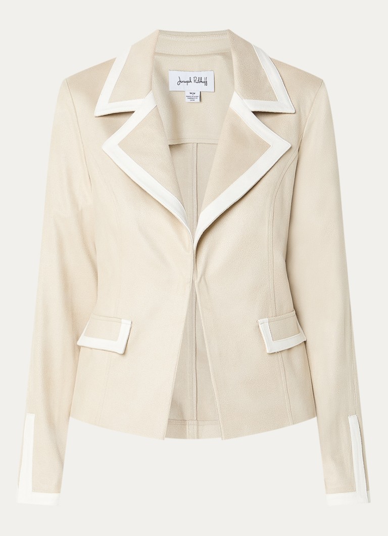 Joseph Ribkoff Dames Jack met siernaad in de kleur Creme