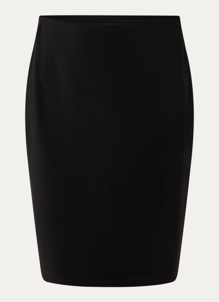 Joseph Ribkoff Dames Midi kokerrok met stretch in de kleur Zwart