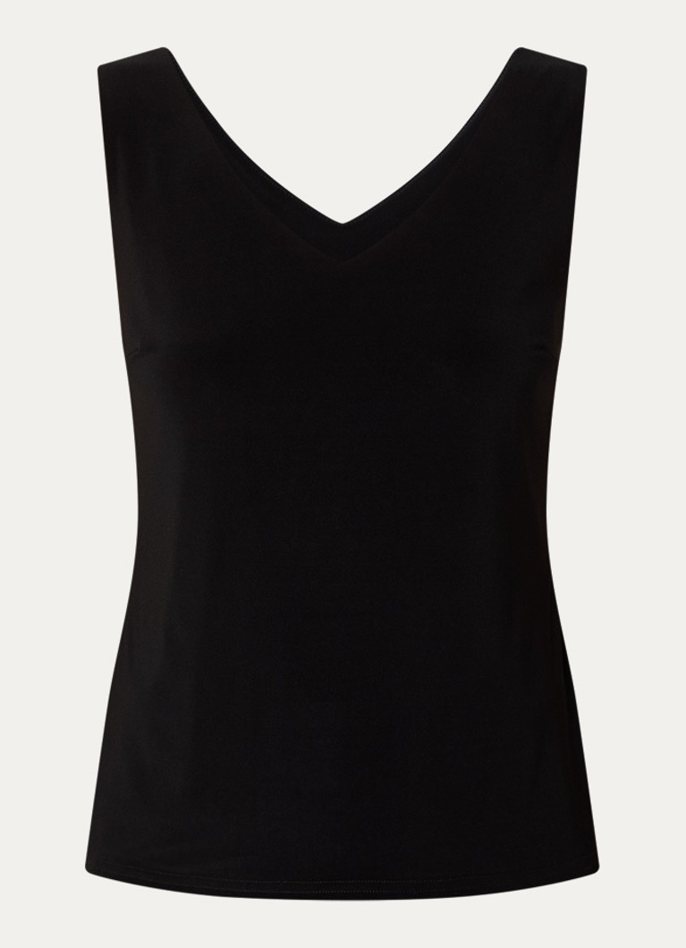 Joseph Ribkoff Dames Tanktop met V-hals en stretch in de kleur Zwart