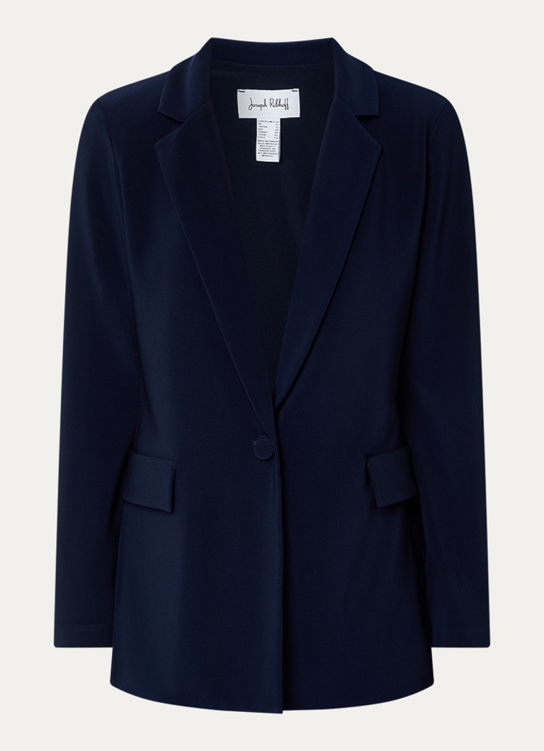 Joseph Ribkoff Dames Blazer met klepzakken en schoudervulling in de kleur Donkerblauw