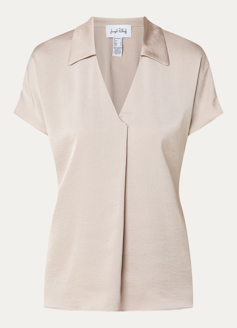 Joseph Ribkoff Dames Top met V-hals in de kleur Khaki