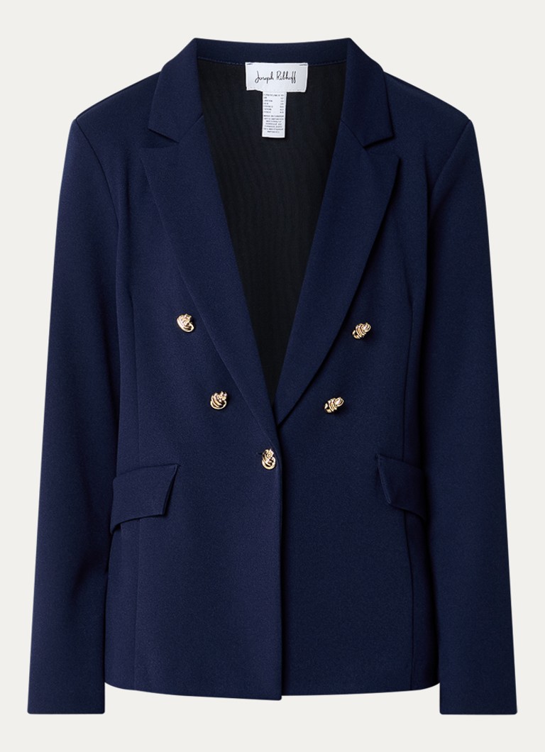 Joseph Ribkoff Dames Double breasted blazer met sierknopen in de kleur Donkerblauw