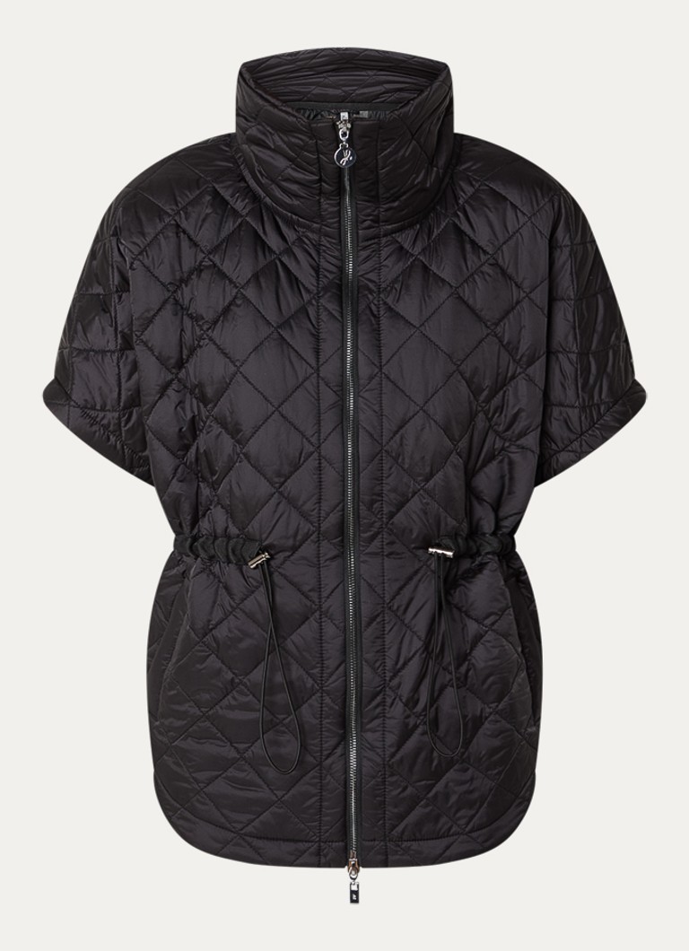 Joseph Ribkoff Dames Bodywarmer met trekkoord en steekzakken in de kleur Zwart