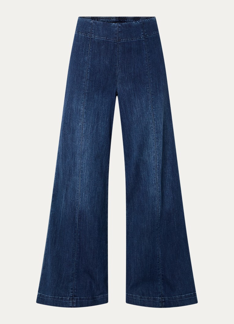 Joseph Ribkoff Dames High waist flared fit jeans met donkere wassing in de kleur Indigo