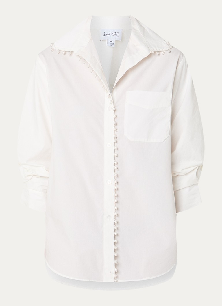 Joseph Ribkoff Dames Blouse met borstzak in de kleur Gebroken wit