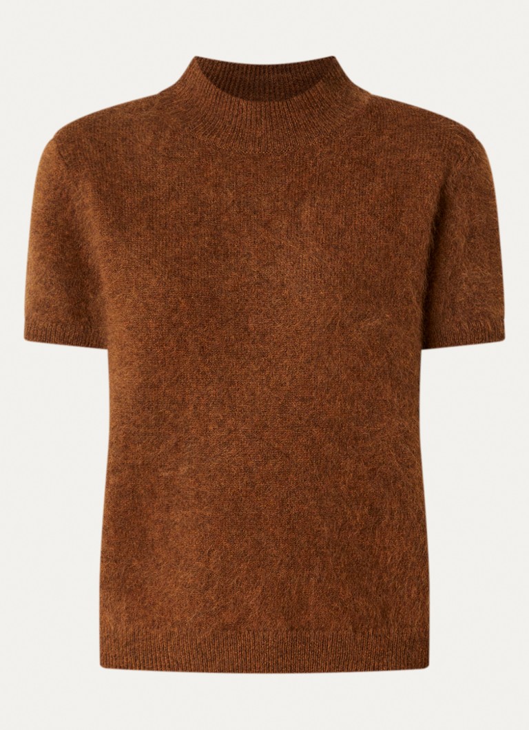 Joseph Ribkoff Dames Grofgebreide top van wol in de kleur Bruin