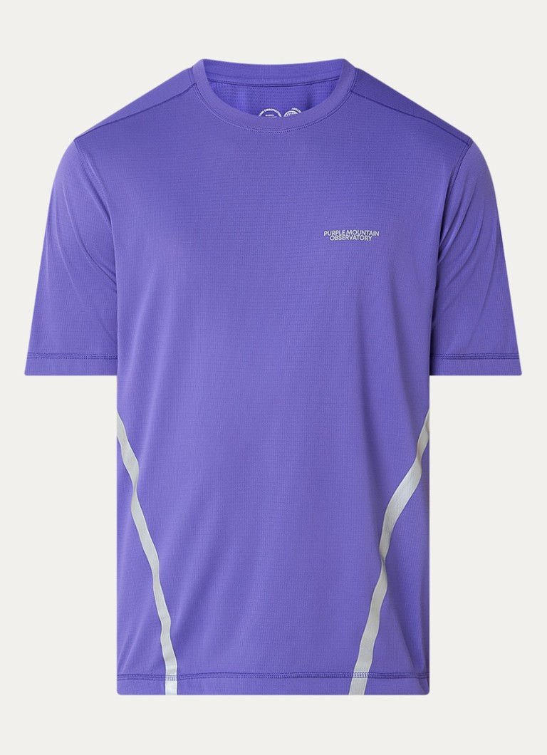 Purple Mountain Observatory Heren T-shirt met ronde hals in de kleur Violet, maat: XL