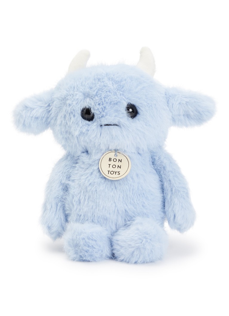 Bon Ton Toys Bluemoo knuffel in de kleur Blauw, maat: 23 CM