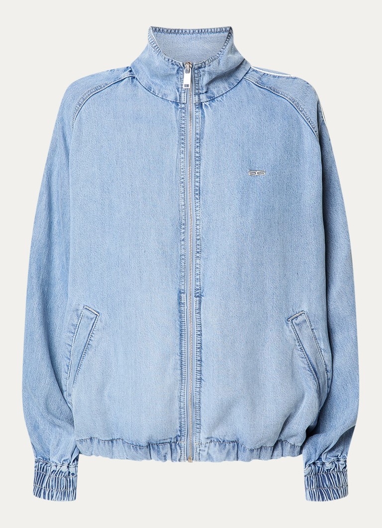 Gestuz Dames GZsea jack van chambray met steekzakken in de kleur Indigo