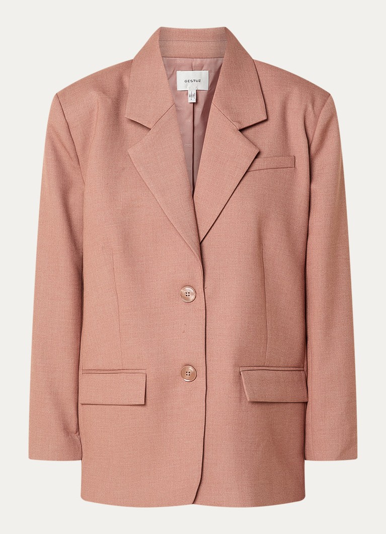 Gestuz Dames GZpaula blazer met klepzakken in de kleur Roodbruin