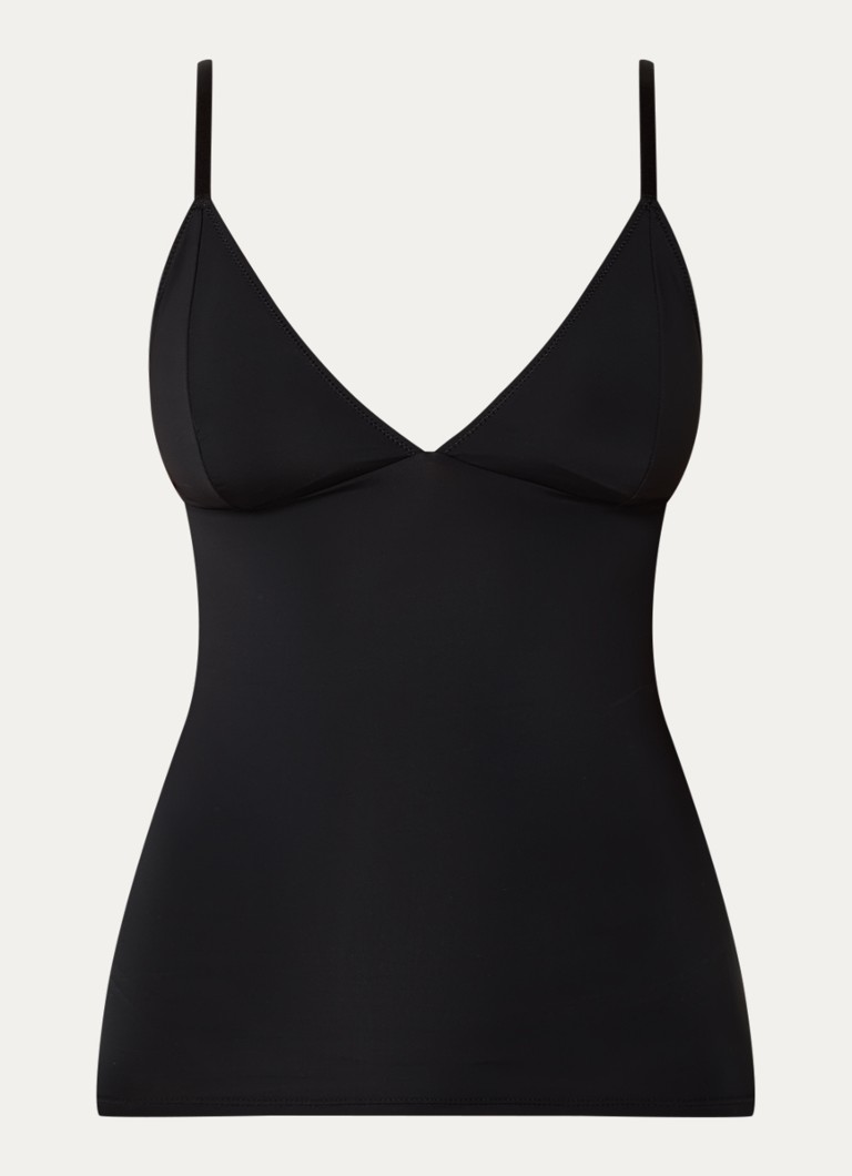 Gestuz Dames Cami spaghettitop met uitneembare padding in de kleur Zwart