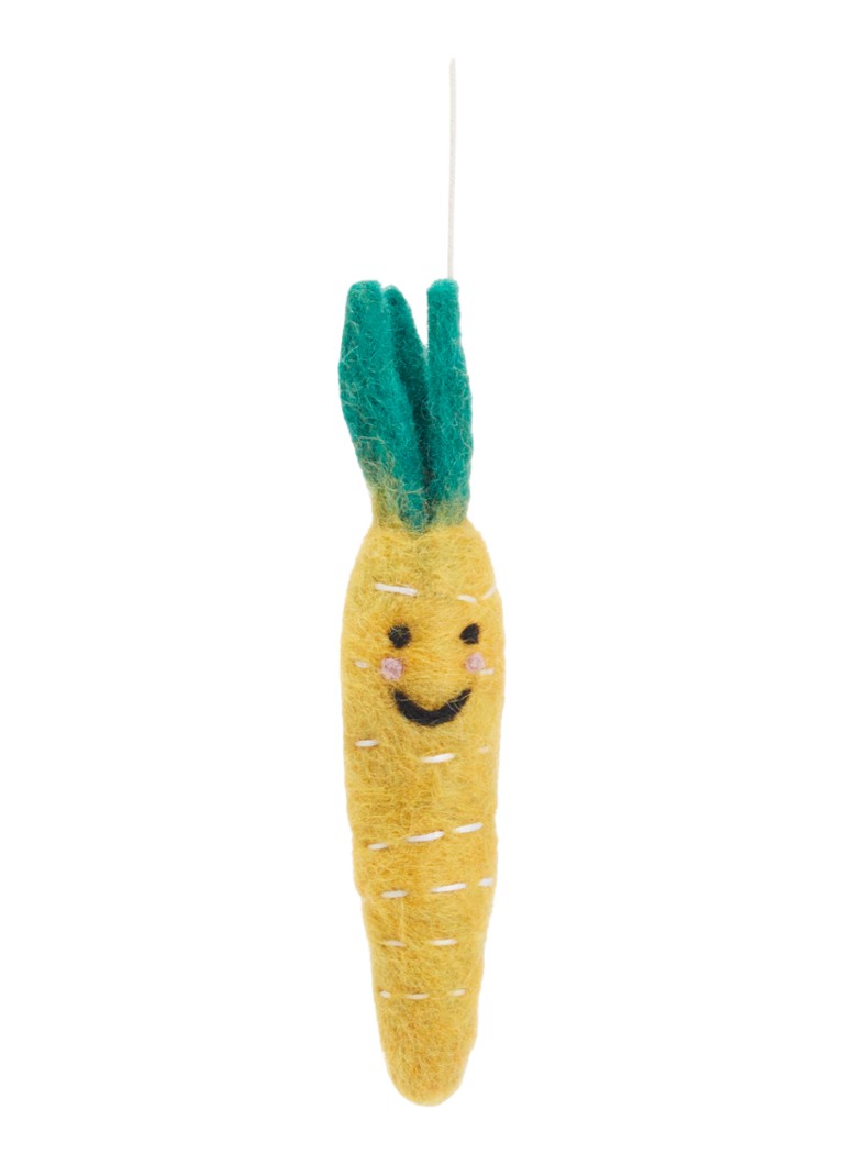 Aveva Carrot little hangings decoratie Geel