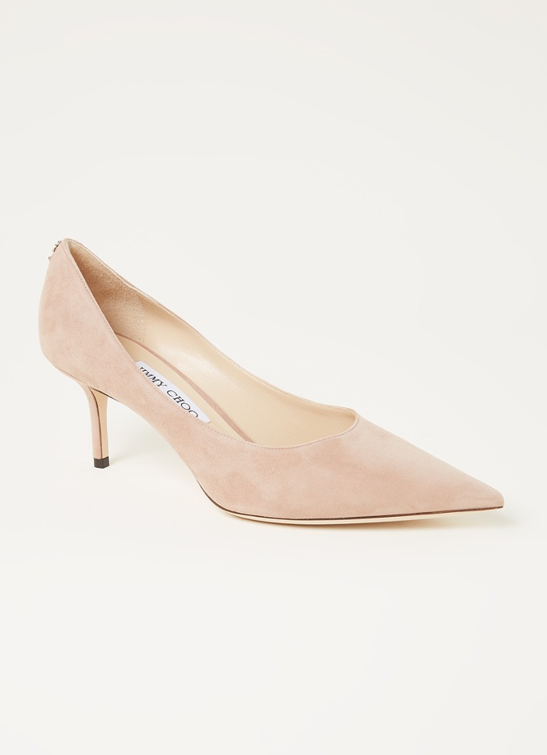Jimmy Choo Dames Love 65 pump van suède in de kleur Oudroze