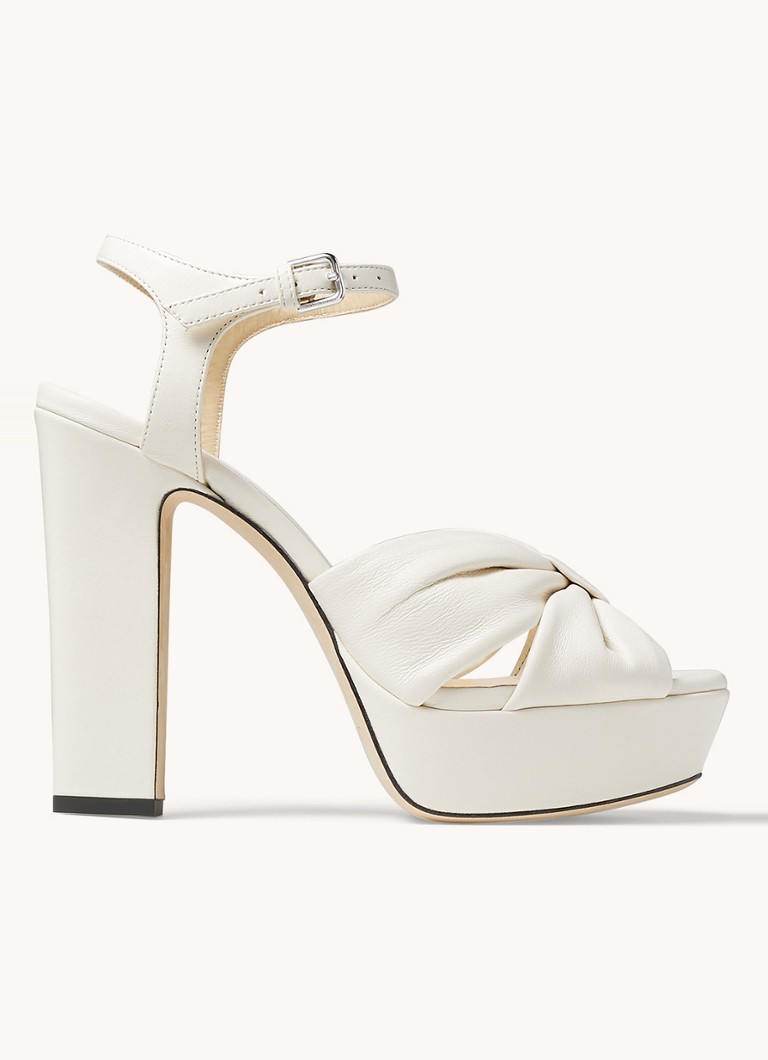 Jimmy Choo Dames Heloise 120 sandalette van leer in de kleur