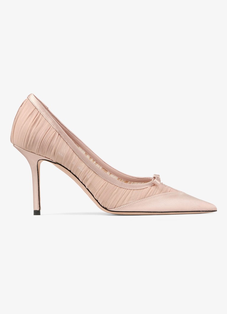 Jimmy Choo Dames Love/Mesh 85 pump van mesh in de kleur Oudroze