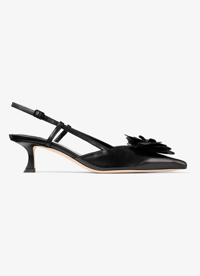 Jimmy Choo Dames Mimmi 50 slingback van lamsleer in de kleur Zwart