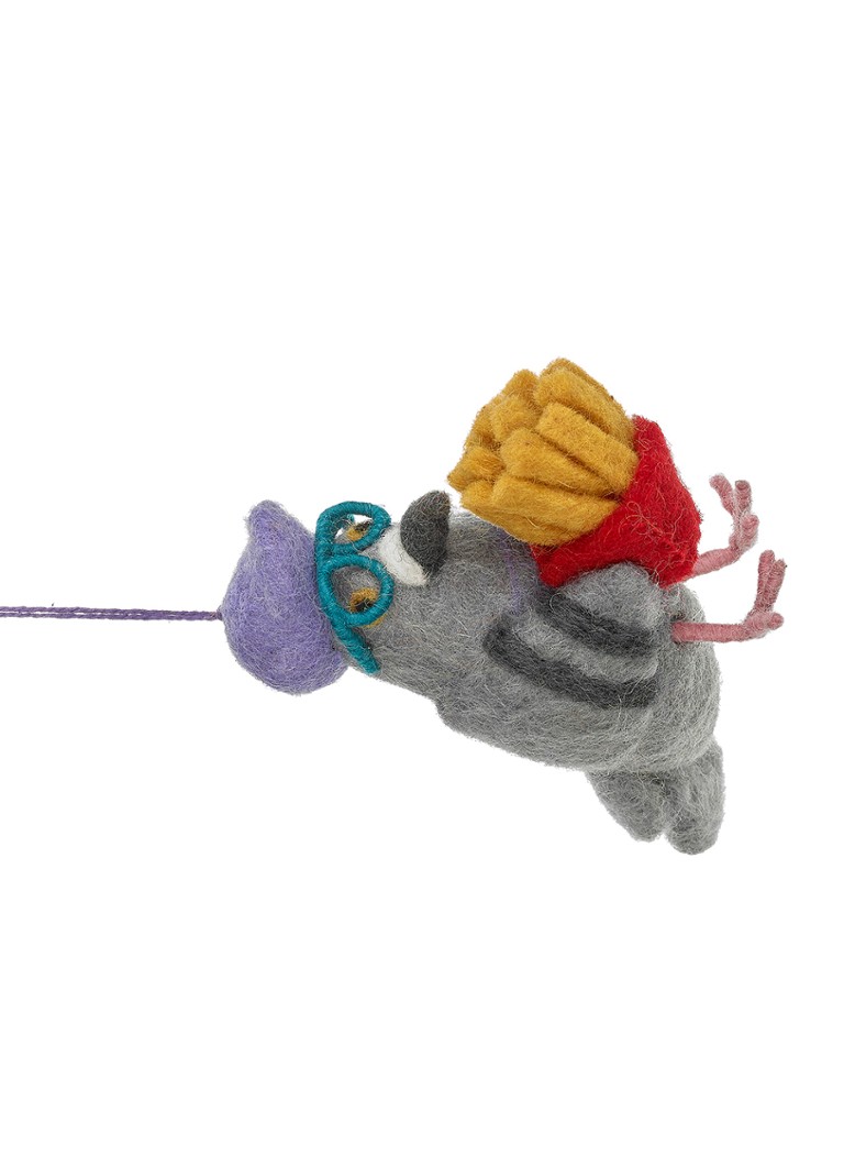 Felt So Good Mc'Pigeon kersthanger 8 cm Grijs - Deal