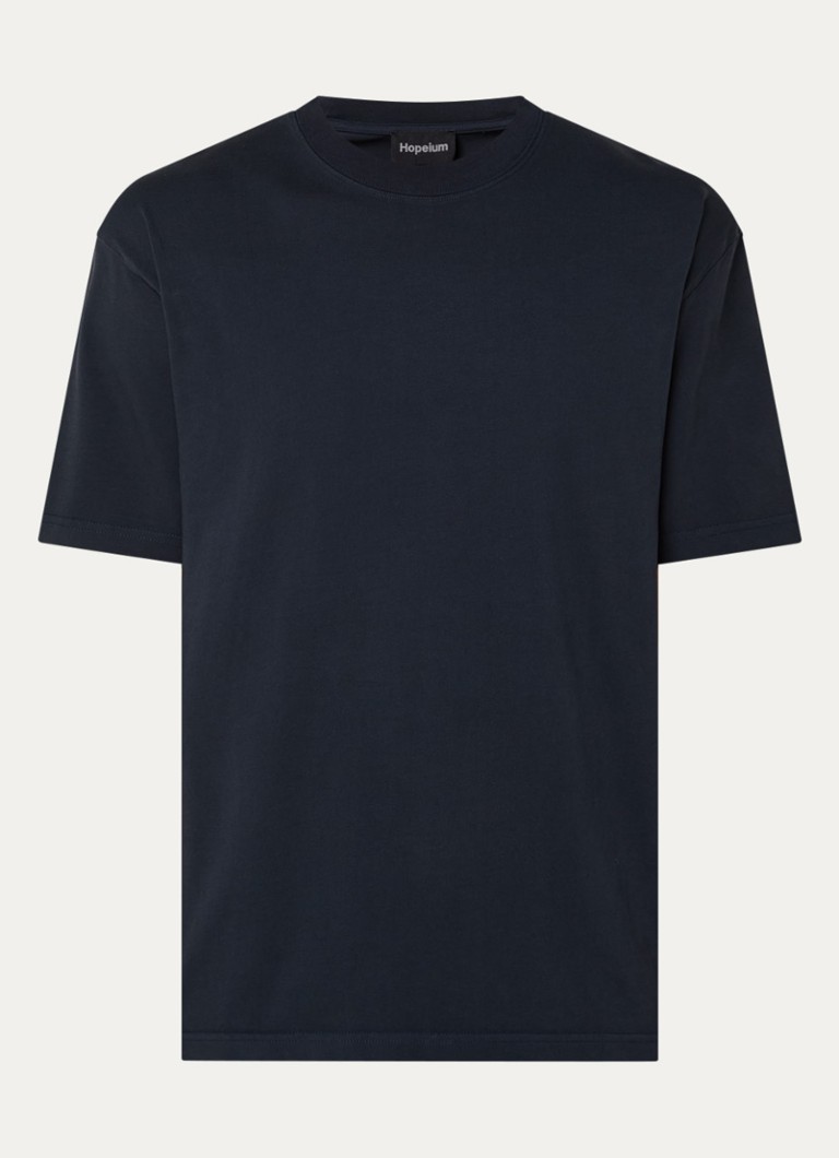 Hopeium Heren T-shirt met backprint in de kleur Antraciet, maat: XL