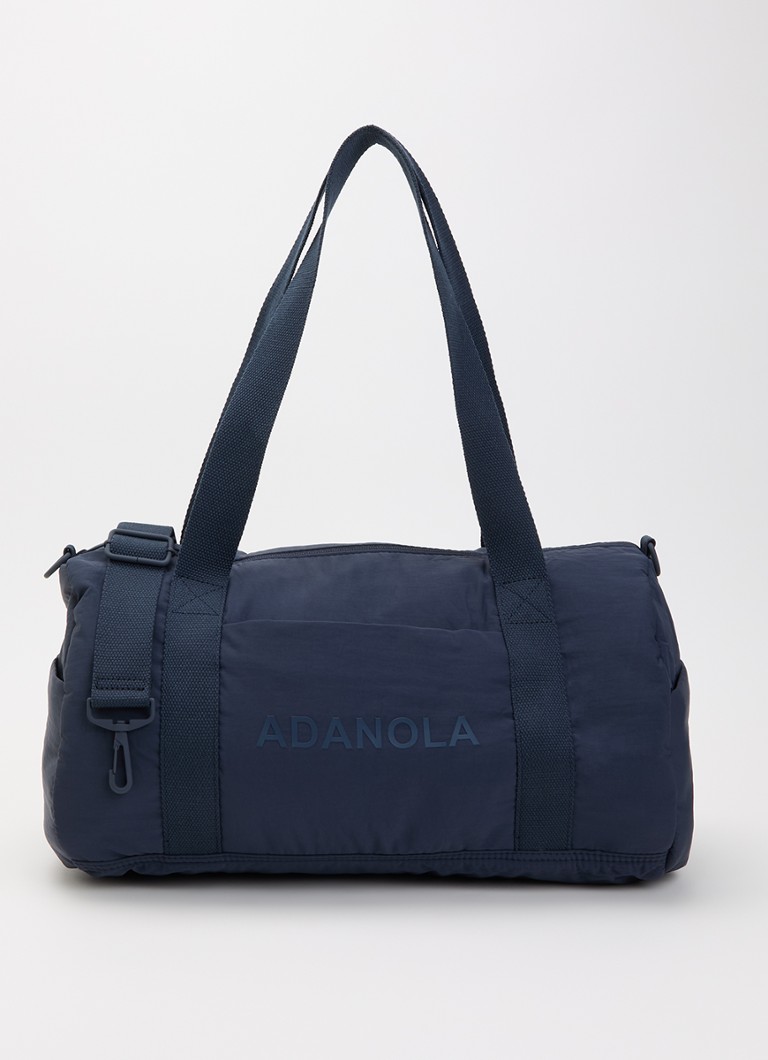 Adanola Dames Weekendtas met logo en afneembare schouderriem in de kleur Donkerblauw, maat: ONE SIZE