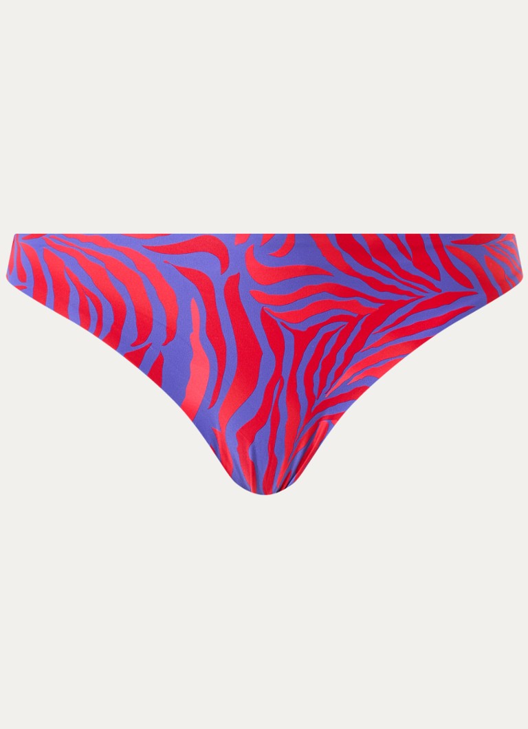 Femilet by Chantelle Dames Tidra bikinislip met tijgerprint in de kleur Donkerroze