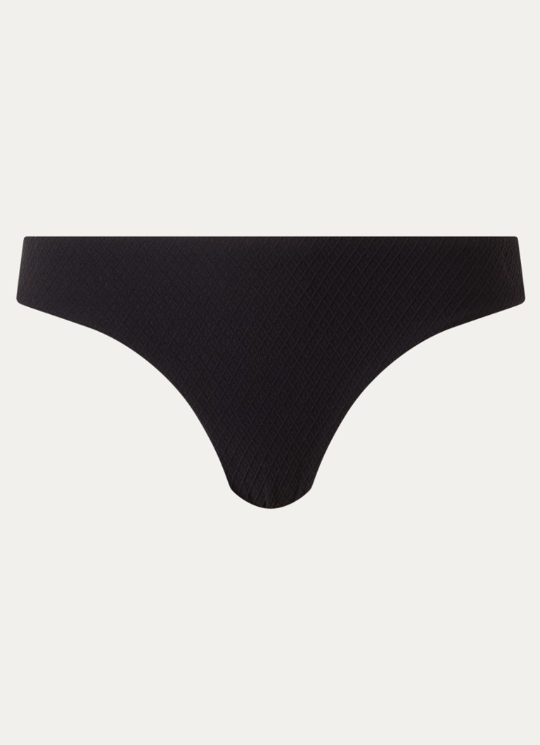 Femilet by Chantelle Dames Navarino bikinislip met structuur in de kleur Zwart