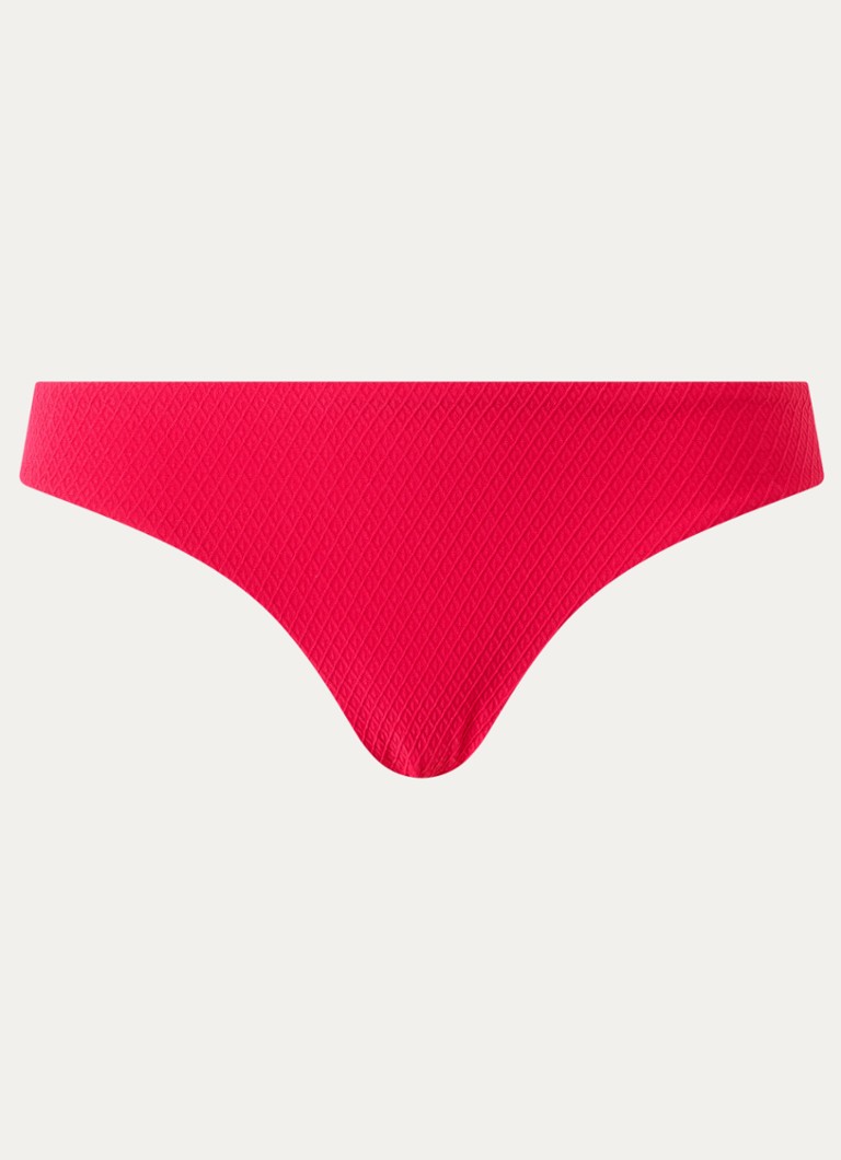 Femilet by Chantelle Dames Navarino bikinislip met structuur in de kleur Donkerroze