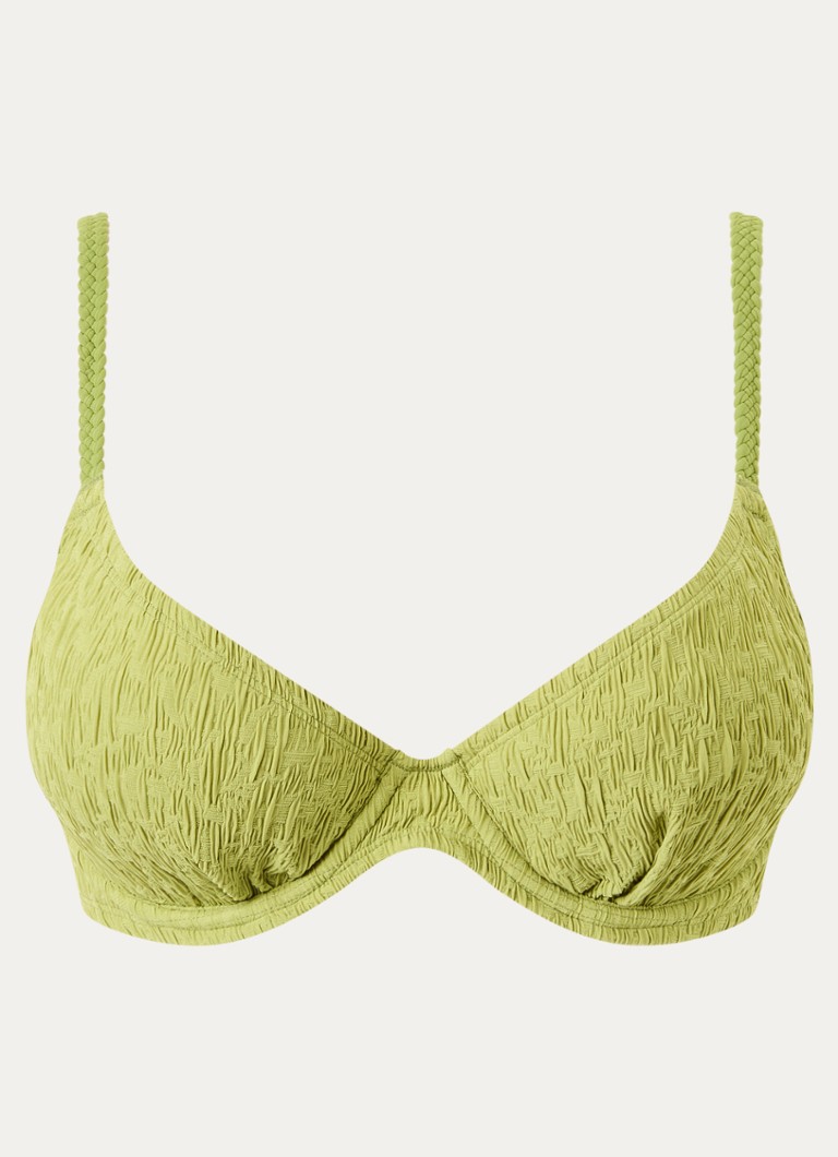 Femilet by Chantelle Dames Catania plunge bikinitop met beugel in de kleur Lime