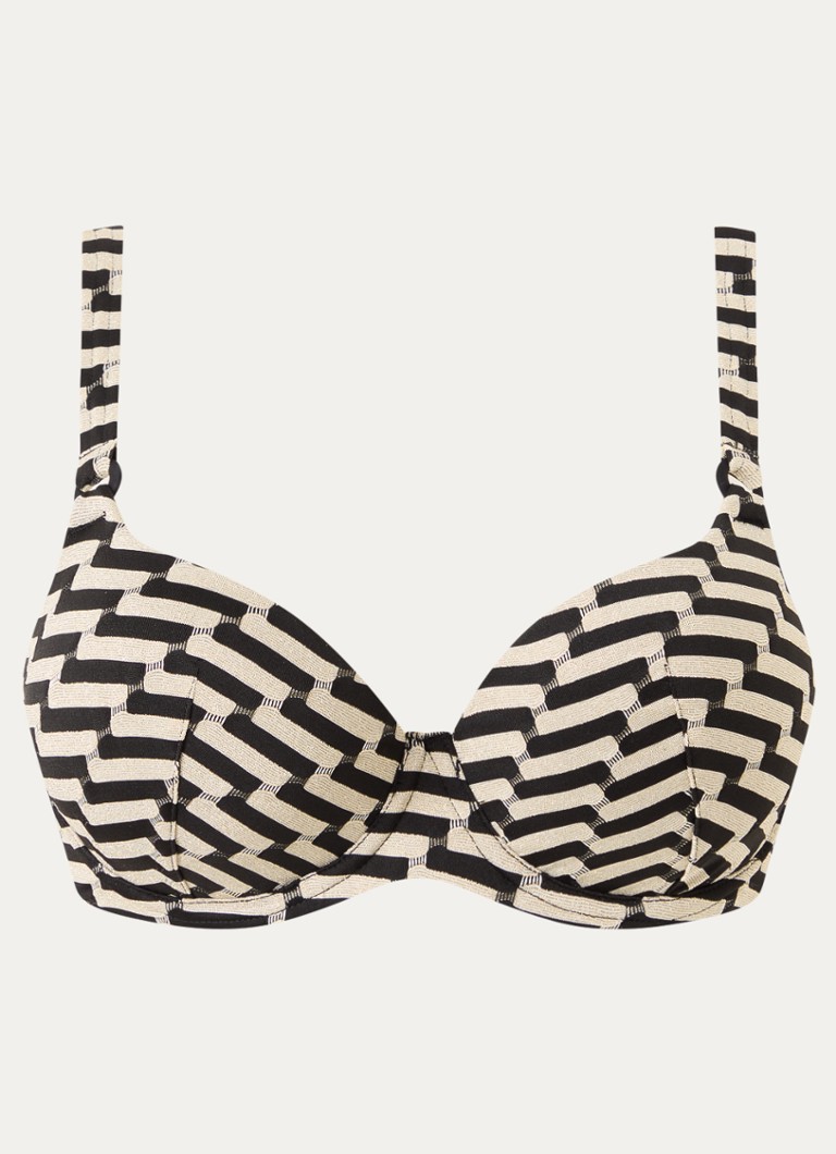 Femilet by Chantelle Dames Santosa voorgevormde bikinitop met lurex in de kleur Goud