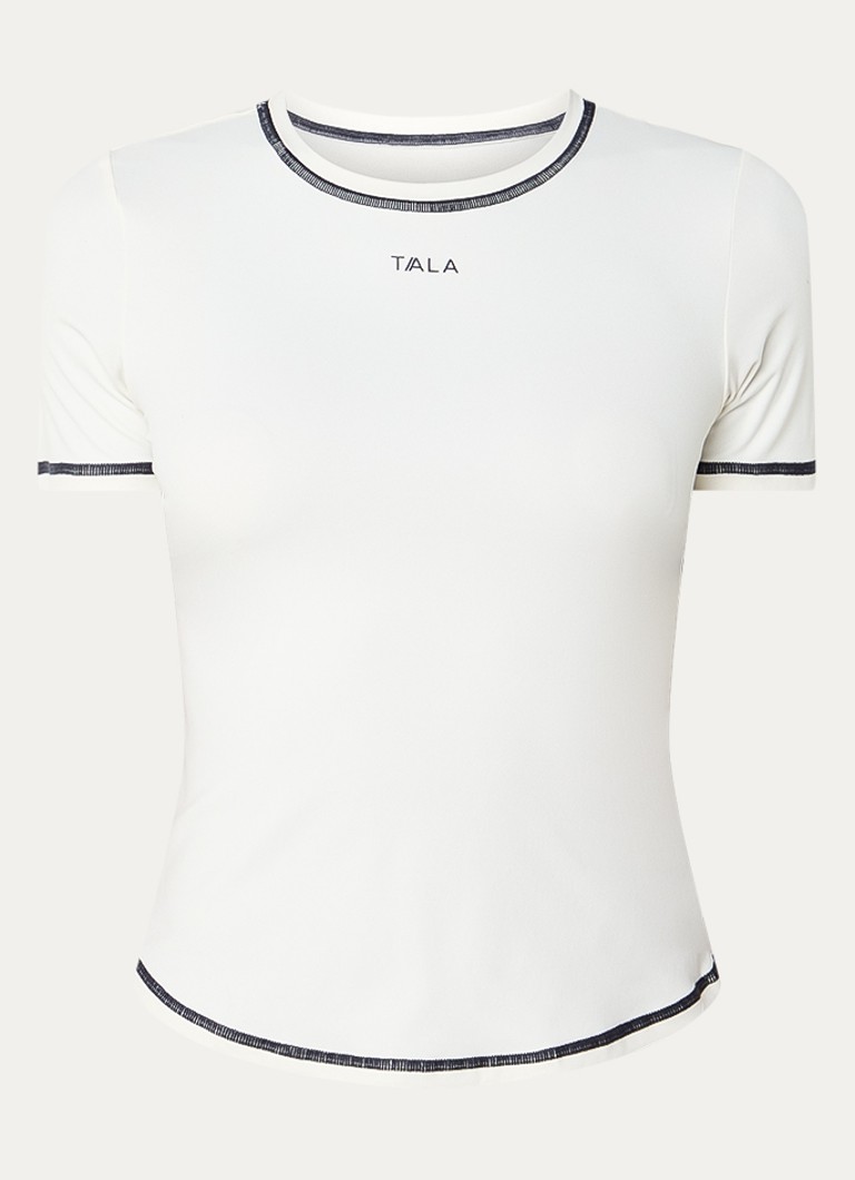 TALA Dames UltraLite trainings T-shirt met logo in de kleur Ivoor, maat: XL