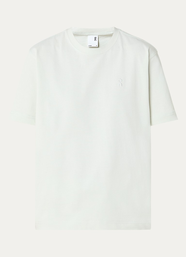 On Dames Club Collective T-shirt met logo- en backprint in de kleur Lichtgroen, maat: XS