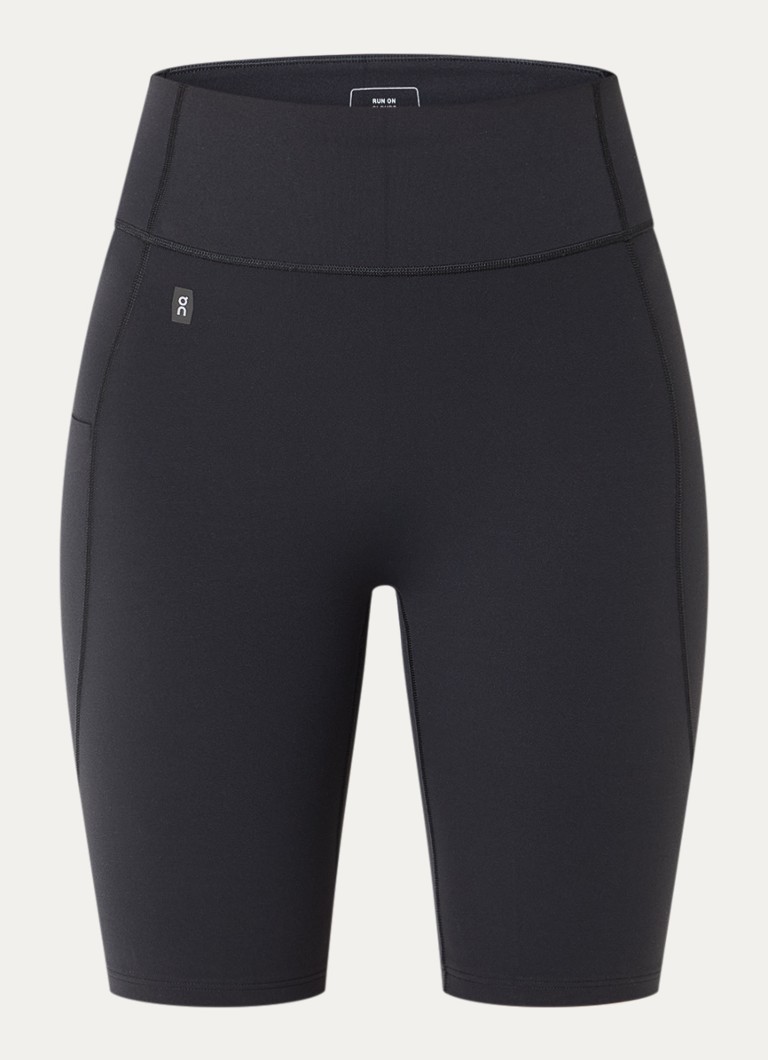 On Dames Studio high waist skinny fit trainingslegging met logo in de kleur Zwart, maat: L