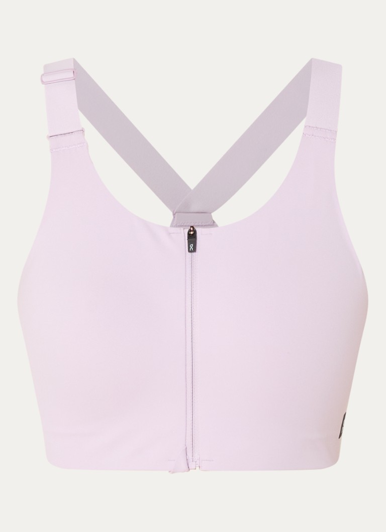On Dames Endurance sport bh met high support in de kleur Lila, maat: L