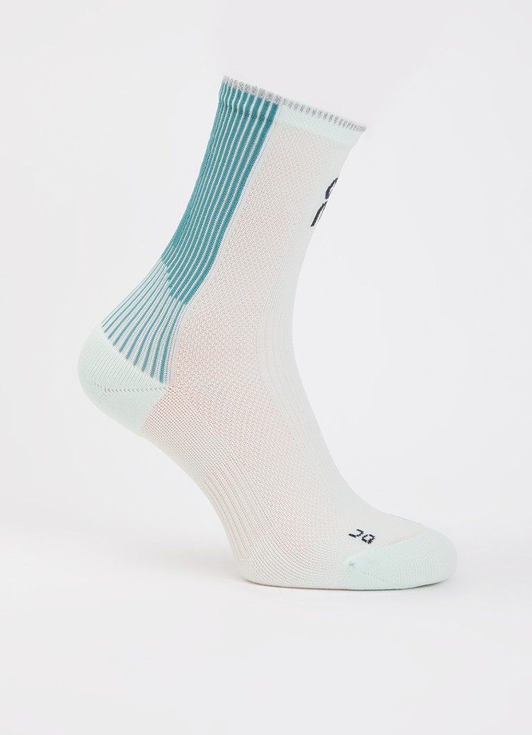 On Dames Performance Run sokken met logo in de kleur Lindegroen, maat: 39-42,5